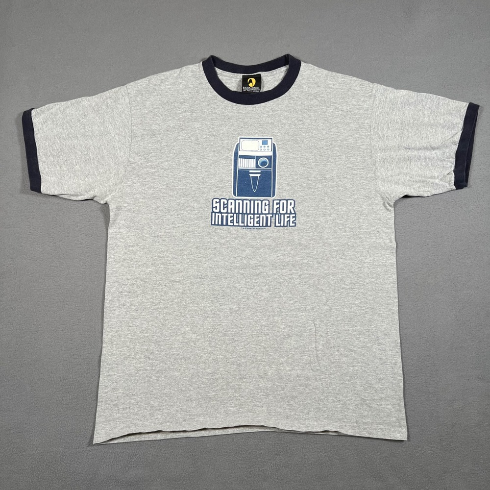 Star Trek The Experience Las Vegas Hilton Shirt Mens XL Gray‎ Retro Style 2006
